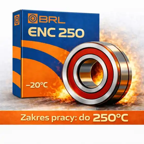 Zamów teraz 6206 2RS ENC 250°C BRL Łożysko kulkowe proste jednorzędowe (obroty max.: 4000rpm)
