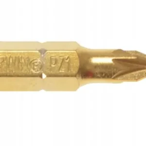 Rabat GROT TYPU POZIDRIV TIN-TYTANOWY 1/4' 25MM KOMPLET 10 SZT PZ1