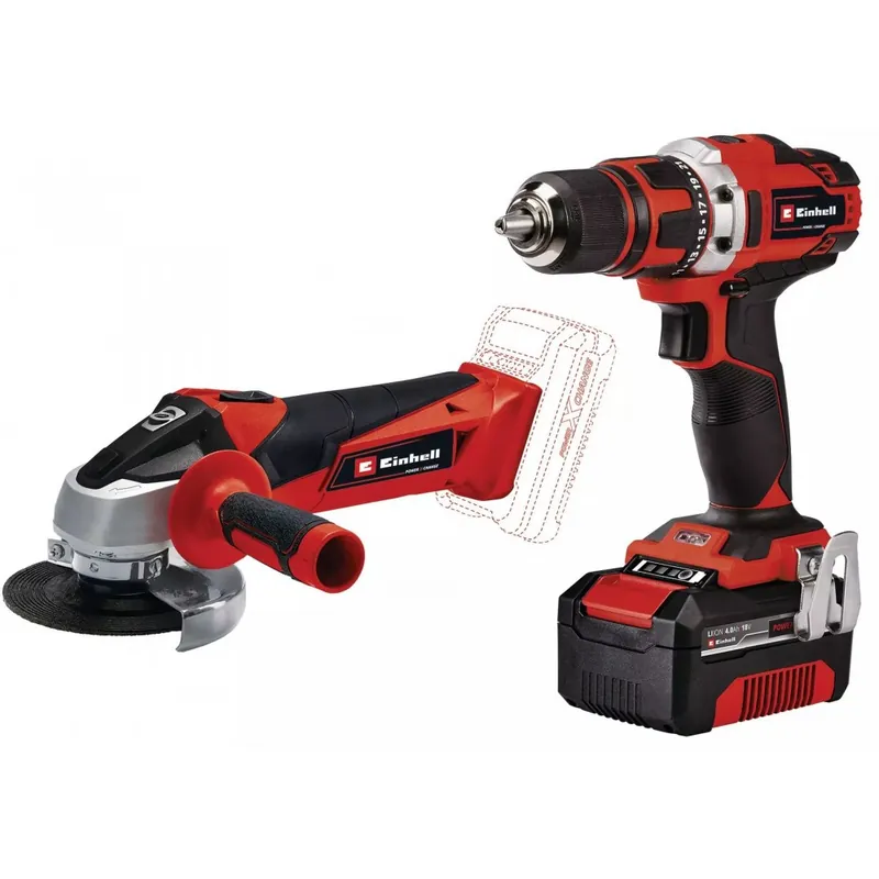 Einhell TE-TK 18/2 Li Kit (CD+AG) zestaw urządzeń (narzędzi) 4257240 Tylko dziś