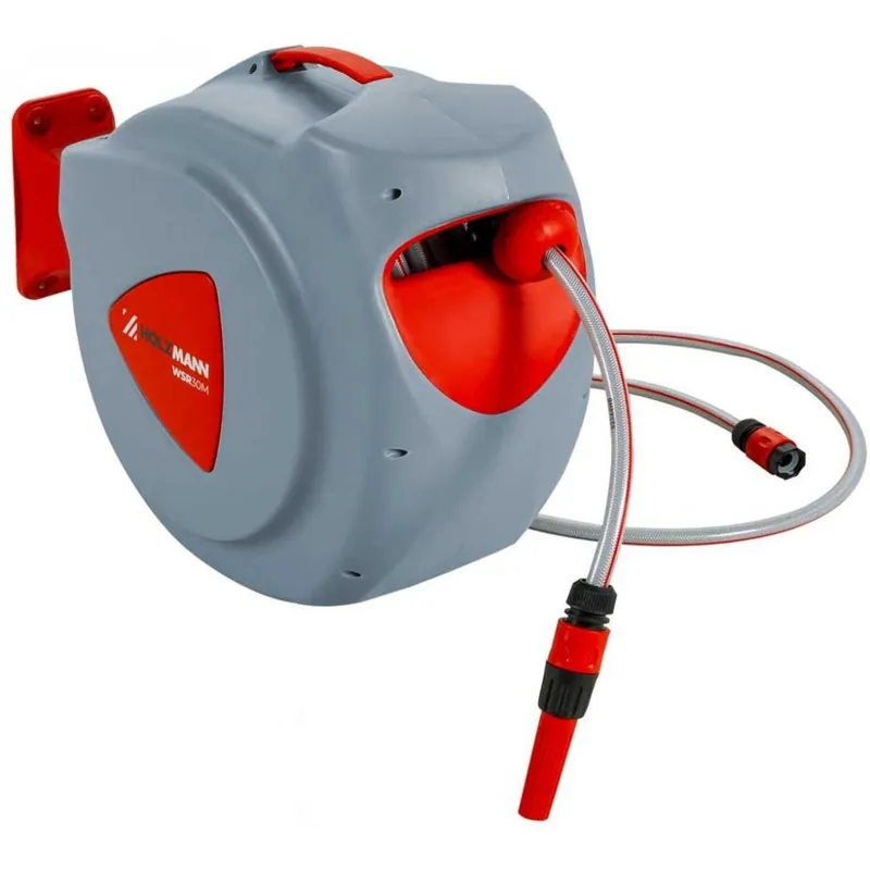 Holzmann Zwijacz bębnowy na wąż ogrodowy 30 m WSR30M Nie przegap