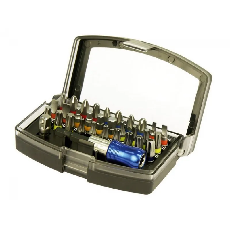 Premium KITO zestaw bitów, 1/4" × 25 mm, S2, 32 szt. 4830500