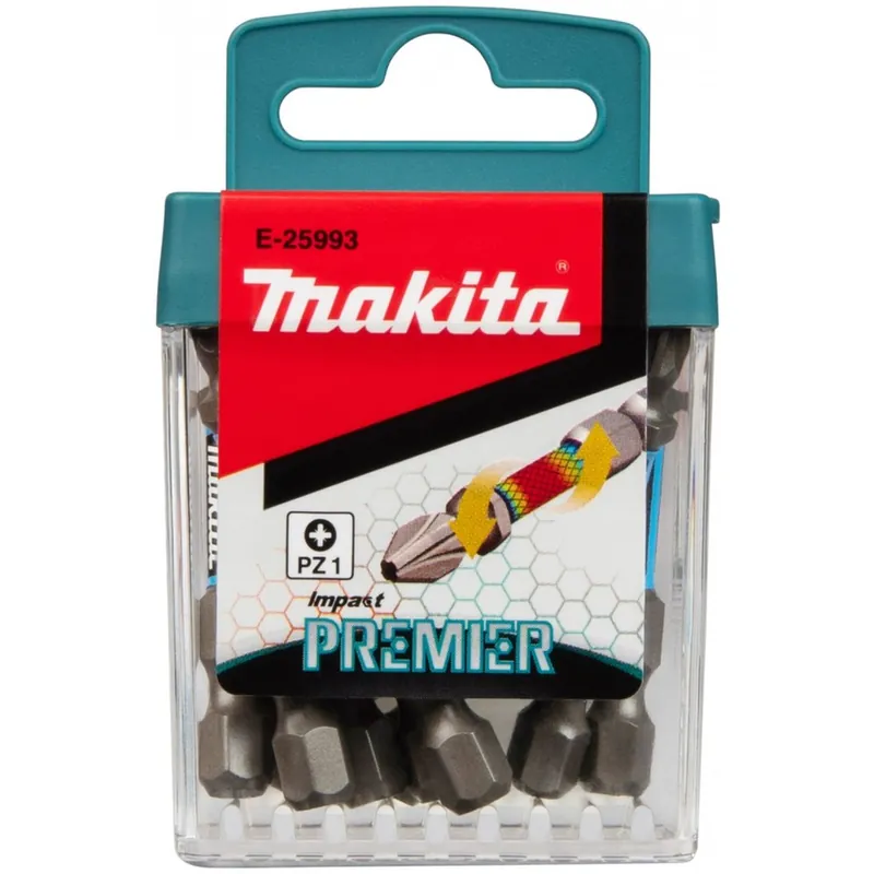 Makita E-25993 Bit skrętny Impact Premier (E-form) PZ1 – 50 mm, 10 szt. Hit sprzedaży
