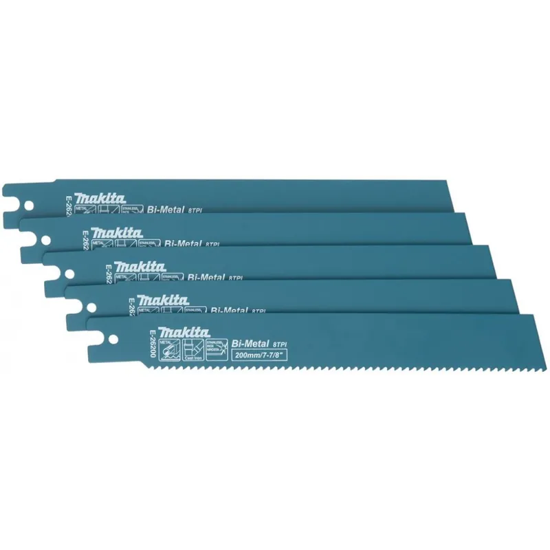 Makita E-26200 Brzeszczot BiM 200 × 1,6 mm, 8Z, 5 szt. specjalny JR003G Taniej