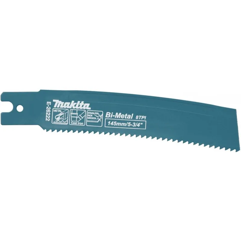 Bestseller Makita E-26222 Zakrzywiony brzeszczot BiM 145 × 1,6 mm, 8Z, 5 szt. specjalny JR003G