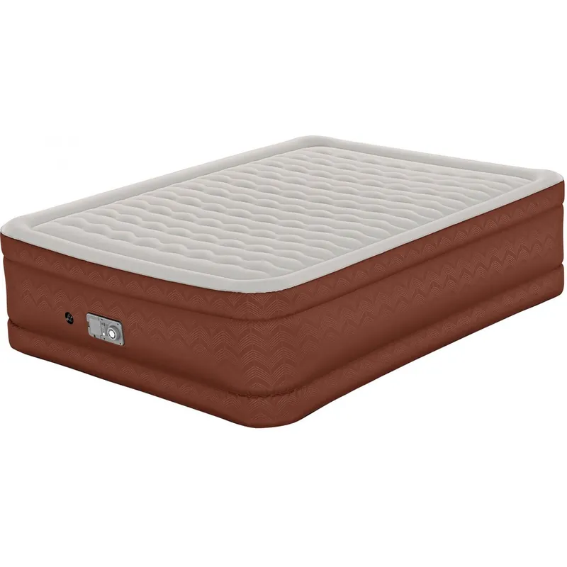 Wysoka jakość BESTWAY AlwayzAire Fortech Materac dmuchany z wbudowaną pompką 203 x 152 x 51 cm 69160