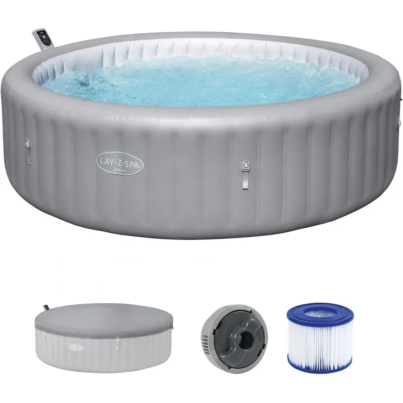 BESTWAY Lay-Z-Spa Hawaii AirJet Jacuzzi dmuchane, 236 x 71 cm, 8 osób 6001J Wyjątkowa oferta