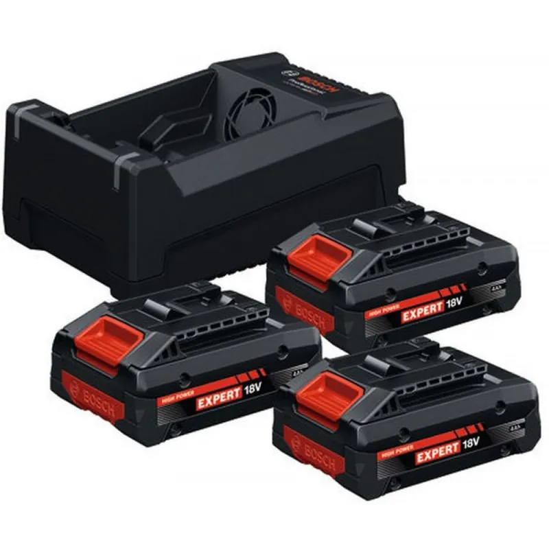 Hit cenowy BOSCH PROFESSIONAL Zestaw startowy 3x EXBA18V-40 + GAL 12V/18V-80 0615V0005X