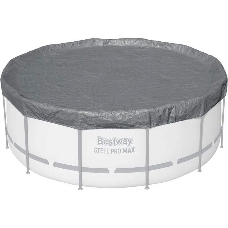 BESTWAY Pokrywa basenowa Premium 370 cm, szara, okrągła 58949 Zniżka