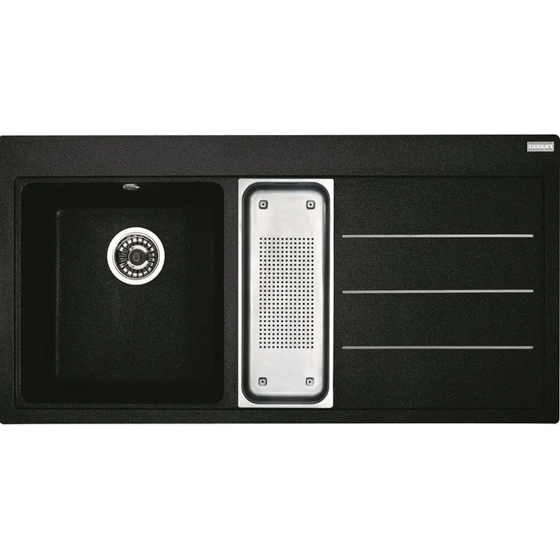 Darmowa dostawa Franke MYTHOS FUSION MTF 651, zlewozmywak lewy onyx 114.0167.690