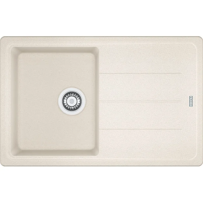 Taniej Franke Basis BFG 611-78, 780x500 mm, zlewozmywak fragranitowy, Kremowy 114.0283.866