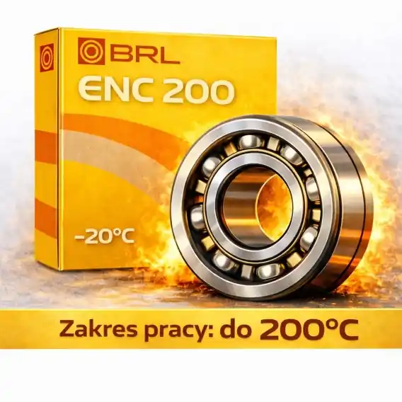 6304 ENC ZZ 200°C BRL Łożysko kulkowe proste jednorzędowe (obroty max.: 4400rpm) Zwrot pieniędzy