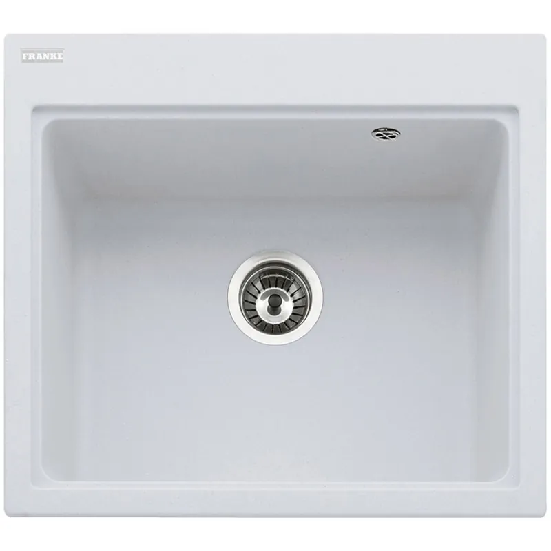 Wyjątkowa oferta Franke Fiji FIG 610-58, 585x520 mm, Zlewozmywak Fragranit+ Biały polarny 114.0158.682