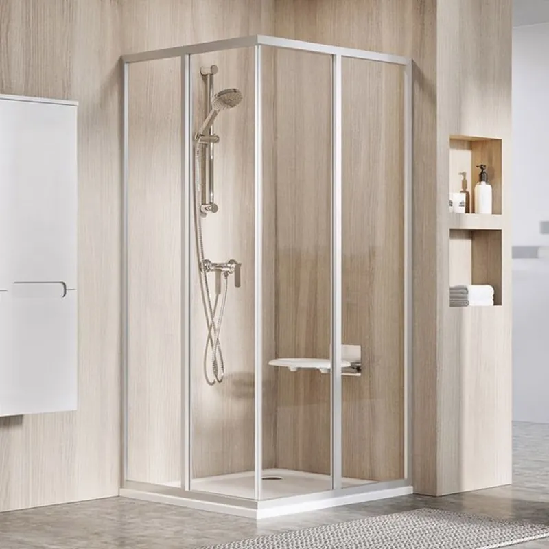 Tylko dziś RAVAK SUPERNOVA SRV2-S 90 kabina prysznicowa satyna Transparent, 14V70U02Z1