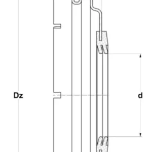Kup teraz Pokrywa przelotowa z blachy nierdzewnej Osłona SCO 211-50 SNR