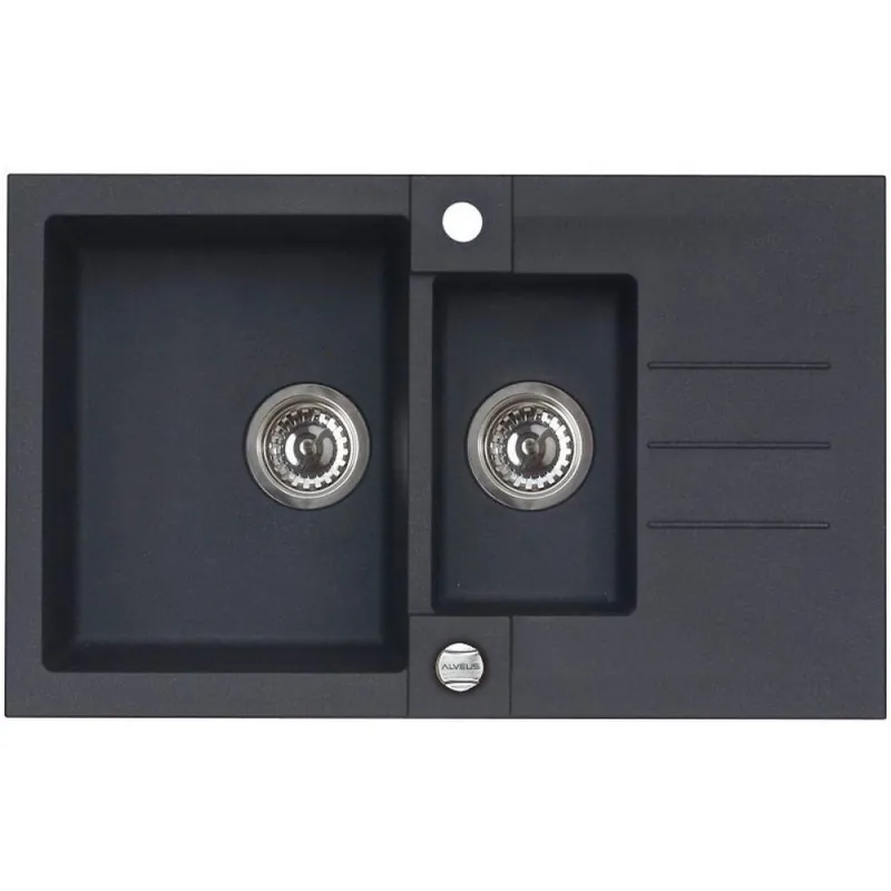Zamów teraz ALVEUS ROCK 70 Zlewozmywak granitowy, 780x480 mm, czarny