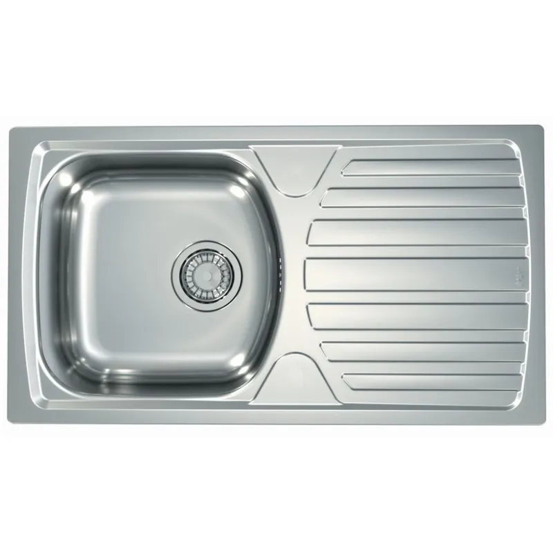 Super okazja ALVEUS BASIC 170 FI 90 Zlewozmywak stalowy, 780 x 435 mm, satyna 1085986