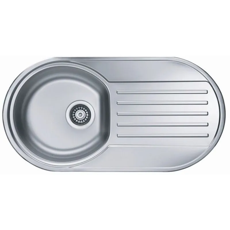 Tani ALVEUS FORM 40 Zlewozmywak stalowy, 832 x 437 mm, satyna 1060001