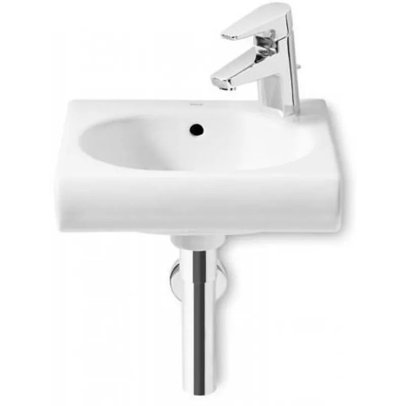 Bestseller ROCA Meridian umywalka 35 x 32 cm z otworem na baterię po prawej stronie A327249000