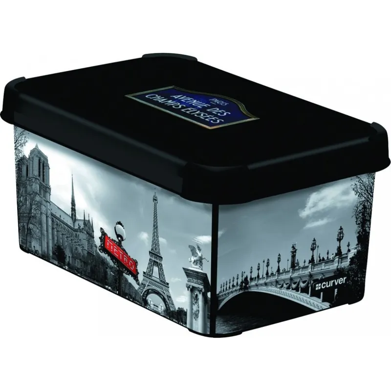 Darmowy zwrot CURVER PARIS S Pojemnik 29,5 x 19,5 x 13,5 cm 04710-P35