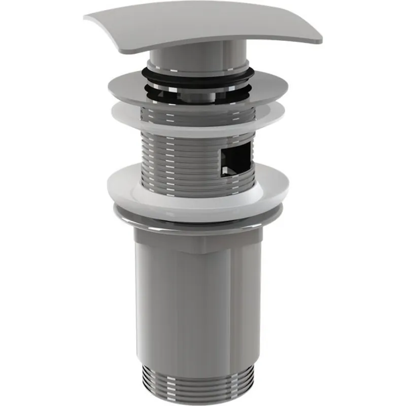 ALCA Plast Spust umywalki click/clack 5/4" metalowy, kwadratowy korek A393 Taniej