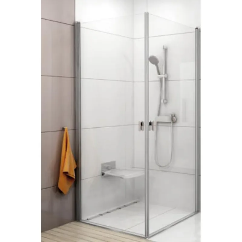 Do wyczerpania zapasów RAVAK CHROME CRV1-100 Kabina prysznicowa narożna (1/2) biały + transparent 1QVA0101Z1