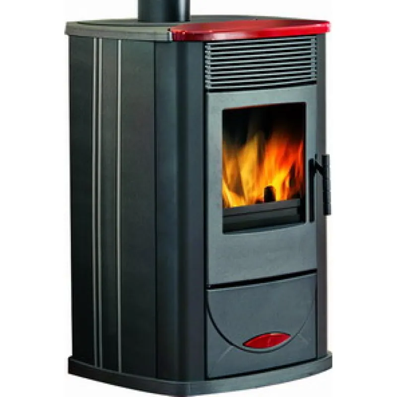 EDILKAMIN MARIU/L Piec wolnostojący stalowy czerwony 434860 Okazja