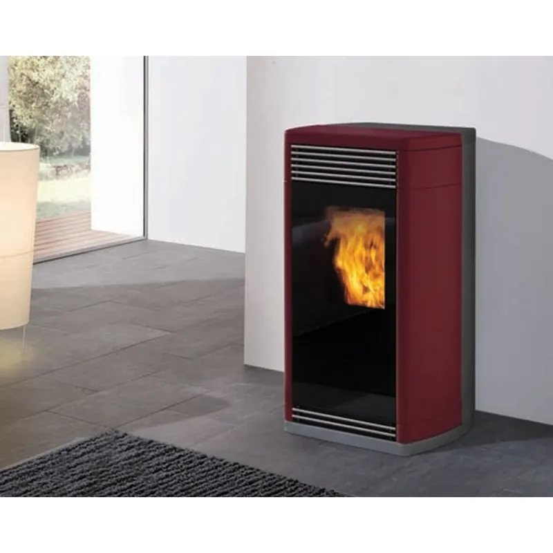 Szybka wysyłka EDILKAMIN Flexa Piec wolnostojący na pelet 8kW kolor: czerwony 656050