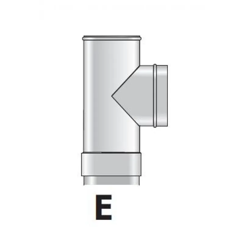 EDILKAMIN Trójnik jednopłaszczowy do pieców na pelety ETF90/80 Sprawdź teraz