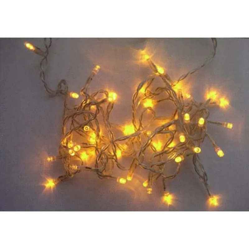 Nowy Oświetlenie świąteczne 96 LED lampek – ciepła biel - Programowalne VS369