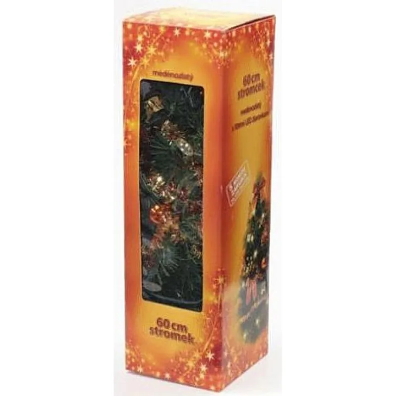 Wybór klientów Choinka ozdobiona, miedziana 60 cm VS398