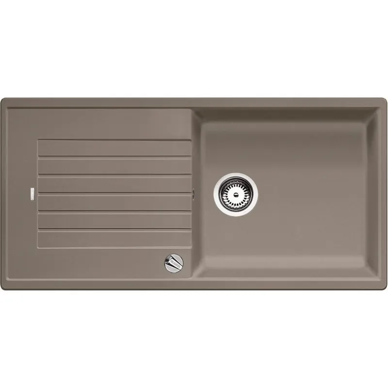 Bezpieczna płatność BLANCO Zia XL 6S SILGRANIT® Zlewozmywak z korkiem automatycznym, tartufo 517566