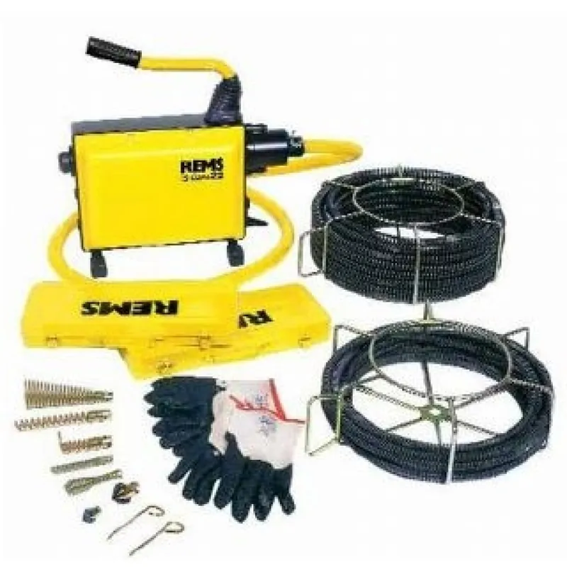 REMS Cobra 22 set 16 zestaw elektryczna maszyna do czyszczenia rur 172010 Popularny