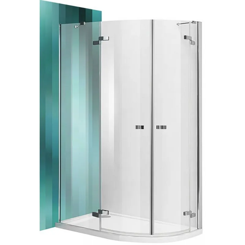 Roltechnik Kabina półokrągła GR2 120×80 L Asymmetric 120×80 cm, 131-120080L-00-02 Super okazja